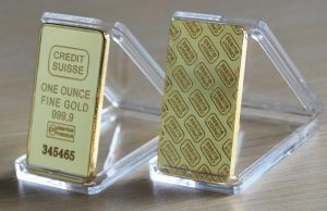 faux lingots crédit suisse une once en provenance de Chine.