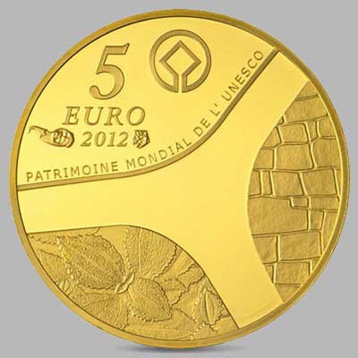 Pièce d’or de 5 et 50 Euros « Temples d’Abou Simbel »