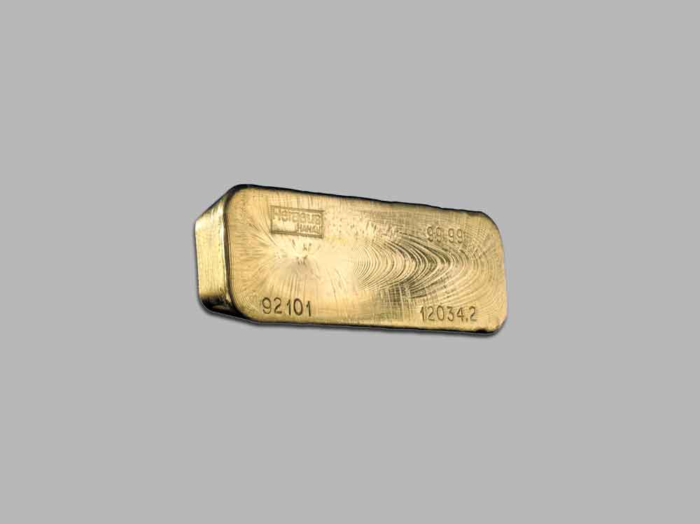 Le lingot d’or de bourse de 400 onces 12,5 Kg « Good Delivery »