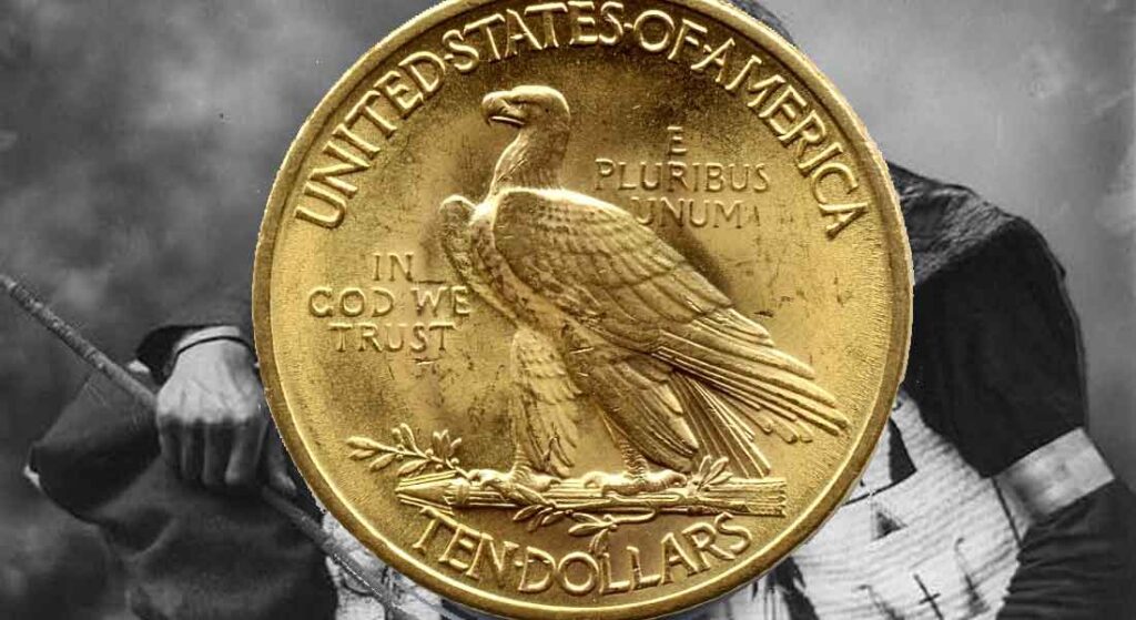 Tous les modèles et année des monnaies des monnaies d’or américaines de 10 Dollars Eagle en OR