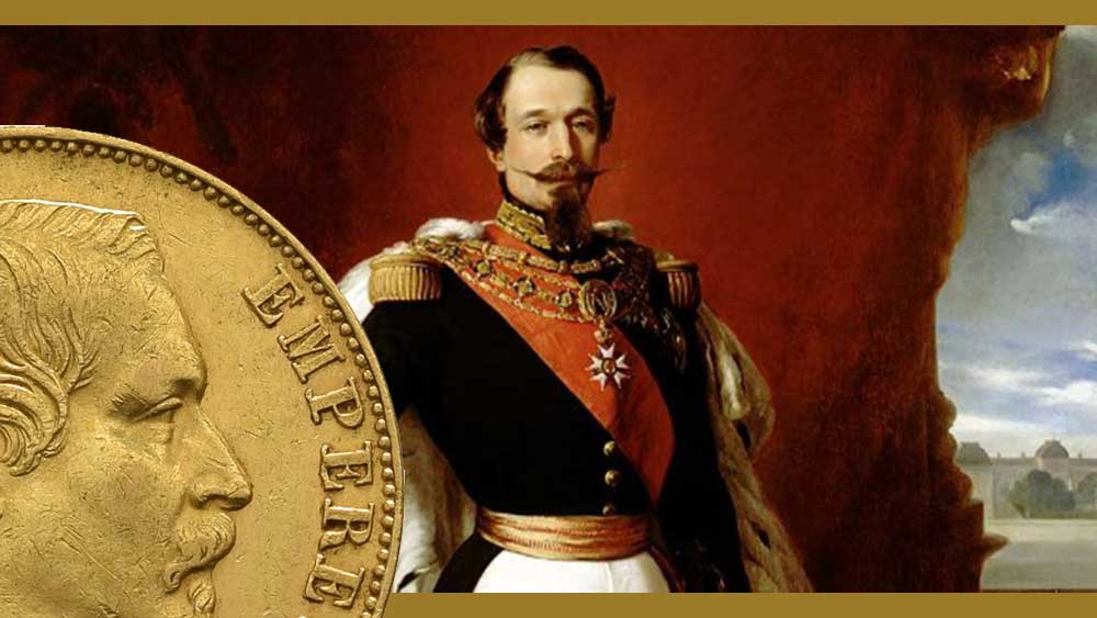 Pièces en or Napoléon 3.
