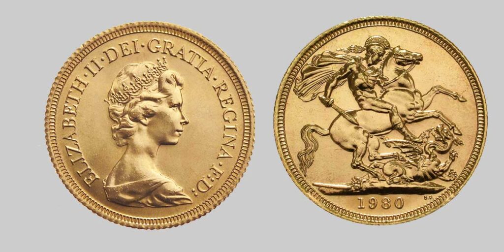 1980 Gold Sovereign - Elizabeth II Decimal Portrait