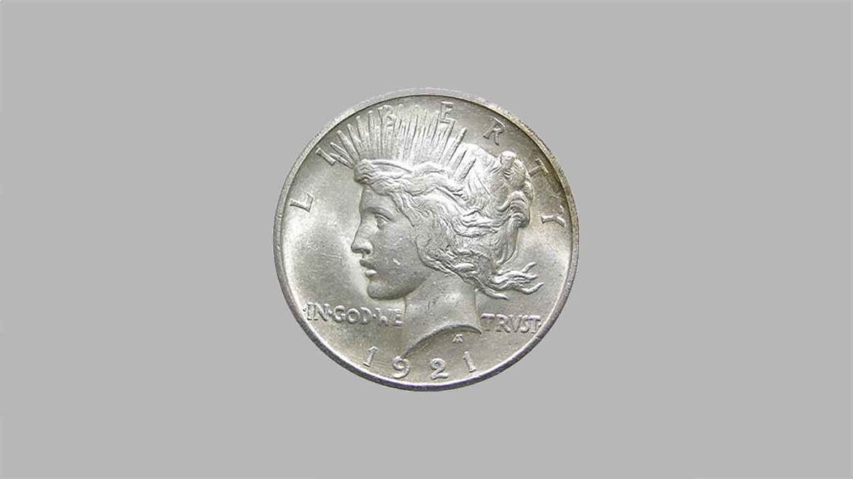 Peace Dollars, 1921 to 1935.