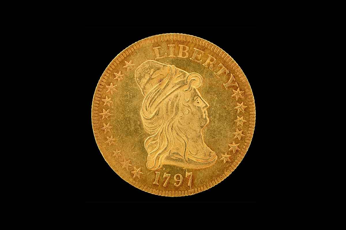 Turban Head Gold $5 Half Eagle, 1795 to 1807.
