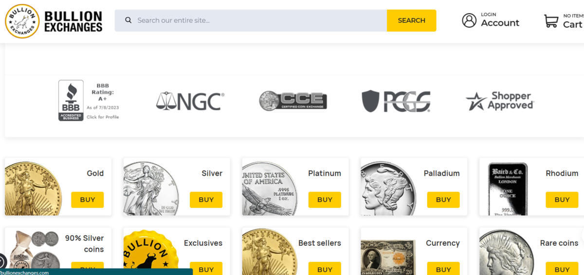 Compra oro con Bitcoin en Bullion Exchanges: Tu puerta de entrada al mundo de las criptomonedas y metales preciosos.